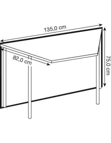Anbautheke weiss, nussbaum/weiss 3296