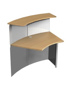 Anbautheke Genua 3991 buche Freiform 118x70 cm (BxT)