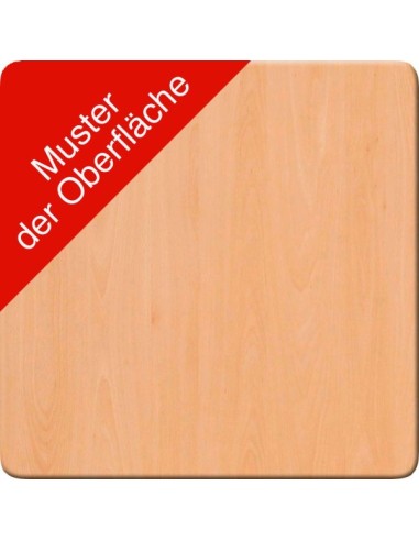 Anbautisch Genua 3993 buche Freiform 126,5x80 cm (BxT)