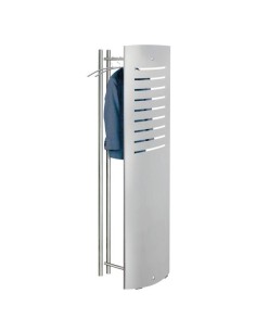 Garderobenständer tec-art 6070, mit 5 Haken, Metall, silber