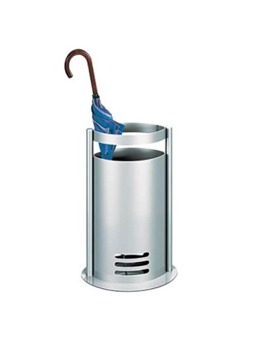 Schirmständer tec-art 6064, Metall, eckig, silber