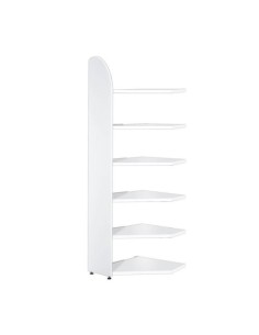 Dante Eckregal weiss 6 Fachböden
