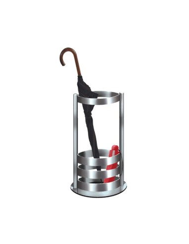 Schirmständer Tim 6264, Edelstahl, eckig, silber
