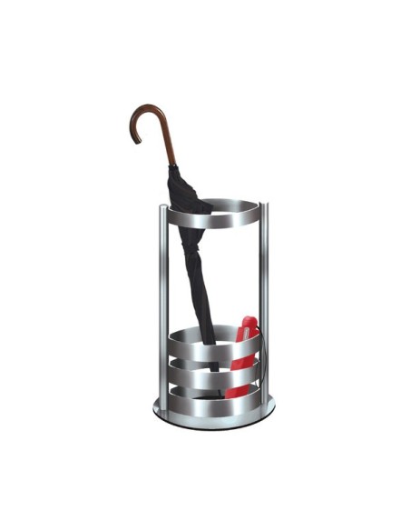 Schirmständer Tim 6264, Edelstahl, eckig, silber