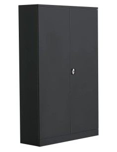 Wolfstahl Büro Stahlschrank - Aktenschrank Anthrazit abschliessbar 120x42x195cm, aufgebaut 2