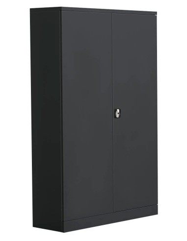 Wolfstahl Büro Stahlschrank - Aktenschrank Anthrazit abschliessbar 120x42x195cm, aufgebaut
