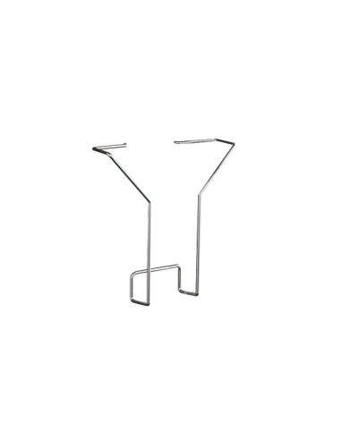 Prospektfach f.Wandhalt.Fokus silber A5