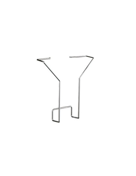 Prospektfach f.Wandhalt.Fokus silber A5