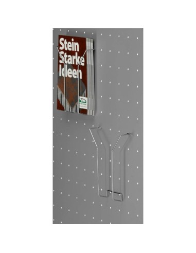 Drahtprospektfach tec-art DIN A4 silber