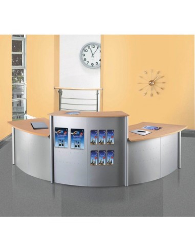 Drahtprospektfach tec-art DIN A4 silber