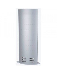 Infosäule breit alusilber 60 x 32 x 165 cm 2