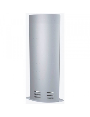 Infosäule breit alusilber 60 x 32 x 165 cm