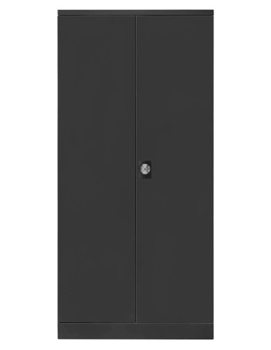 Wolfstahl Büro Stahlschrank - Aktenschrank Anthrazit abschliessbar 92x42x195cm, aufgebaut
