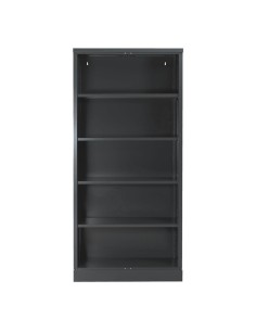 Wolfstahl Büro Stahlschrank - Aktenregal stahl 4 Fachböden 92x42x195cm anthrazitgrau