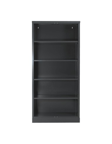Wolfstahl Büro Stahlschrank - Aktenregal stahl 4 Fachböden 92x42x195cm anthrazitgrau