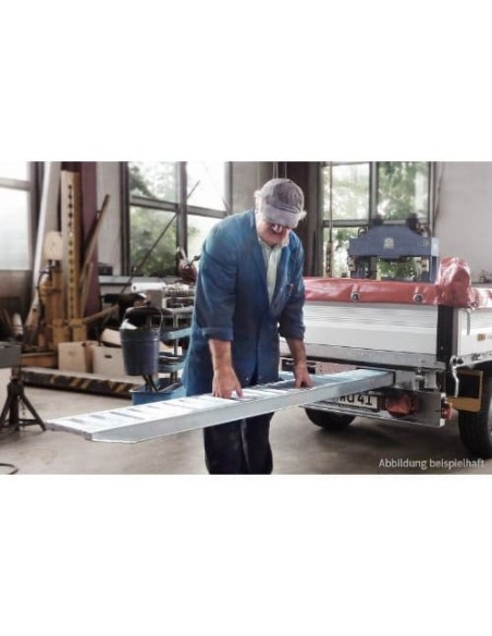 Verladerampe paar ExtraKompakt-Schiene DO 65mm Länge 2450mm - Tragkraft 2500kg