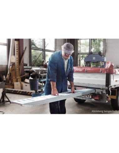 Verladerampe paar ExtraKompakt-Schiene DO 65mm Länge 2450mm - Tragkraft 2500kg