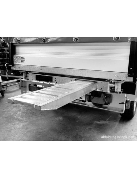 Verladerampe paar Kompakt-Schiene KO 80mm Länge 2430mm - Tragkraft 2800kg