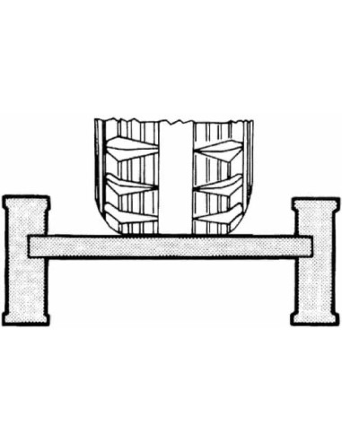 Verladerampe paar Allround-Schiene B mit Rand Länge 3850mm - Tragkraft 6300kg