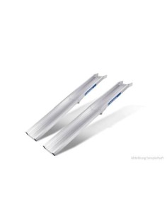 Verladerampe paar SuperLeicht-Schiene AK mit Rand & klappbar Länge 2500/1250mm - Tragkraft 550kg