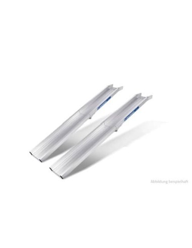 Verladerampe paar SuperLeicht-Schiene AK mit Rand & klappbar Länge 3500/1750mm - Tragkraft 350kg
