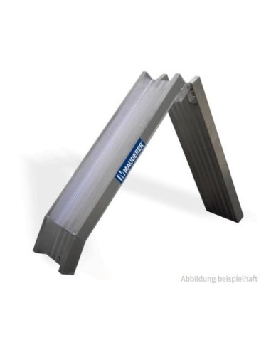 Verladerampe paar SuperLeicht-Schiene AK mit Rand & klappbar Länge 3500/1750mm - Tragkraft 350kg