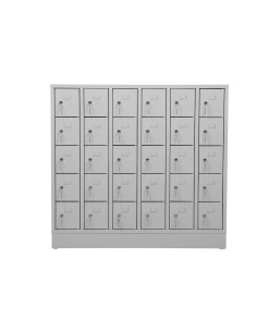 Wolfstahl Schliessfachschrank Stahl 30 Schliessfächer Zylinderschloss 119 x 15 x 110 cm 2