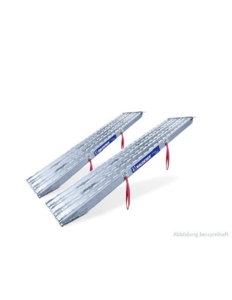 Verladerampe paar Schwerlast-Schiene XOM 455mm breit (Endkopf mit Wulst) Länge 2000mm - Tragkraft 20000kg