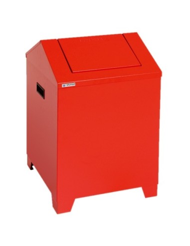 Abfalltrennung PWK, RAL 3000/3000, 73 Liter