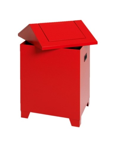Abfalltrennung PWK, RAL 3000/3000, 73 Liter