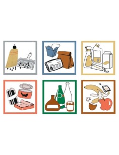 Zubehör: Piktogramm-Set, farbig, 6 Stück