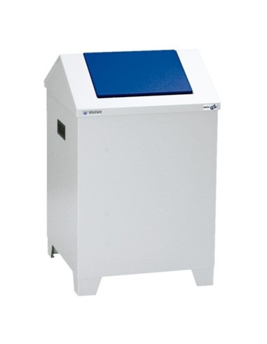 Abfalltrennung PWK, RAL 7035/5010, 73 Liter