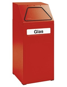 Abfalltrennung 65, RAL 3000/3000, verz. Innenbehälter, 65 Liter 2