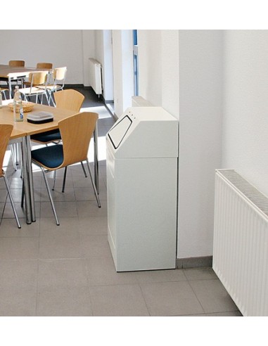 Abfalltrennung 65, RAL 3000/3000, verz. Innenbehälter, 65 Liter