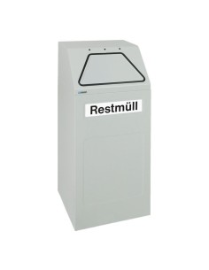 Abfalltrennung 65, RAL 7035/7035, verz. Innenbehälter, 65 Liter