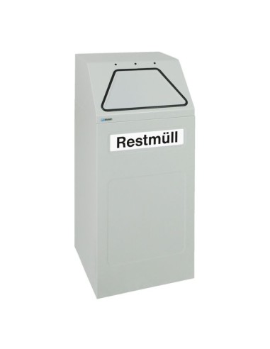 Abfalltrennung 65, RAL 7035/7035, verz. Innenbehälter, 65 Liter