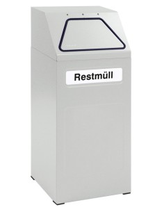 Abfalltrennung 65, RAL 7035/7035, verz. Innenbehälter, 65 Liter 2