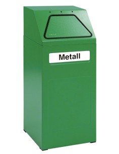 Abfalltrennung 65, RAL 6024/6024, verz. Innenbehälter, 65 Liter 2