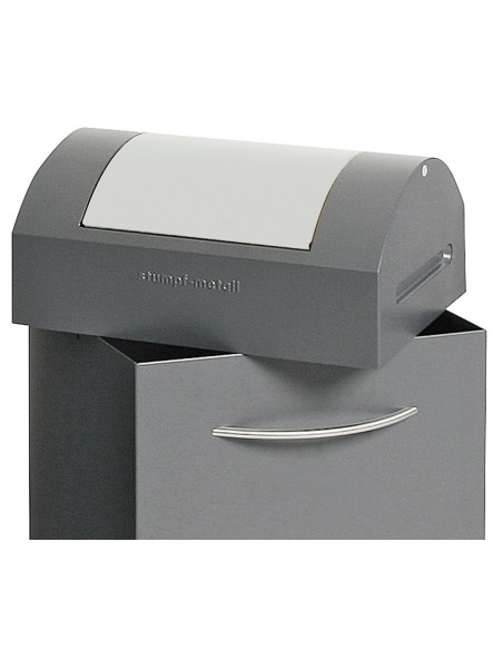 Abfalltrennung  TS 2000, stationär als auch mobil, 7016/1003. Fassungsvermögen: 75 Liter.