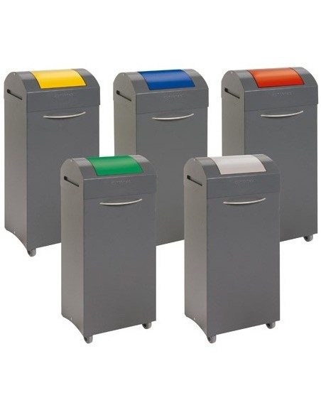 Abfalltrennung  TS 2000, stationär als auch mobil, 7016/3000. Fassungsvermögen: 75 Liter.