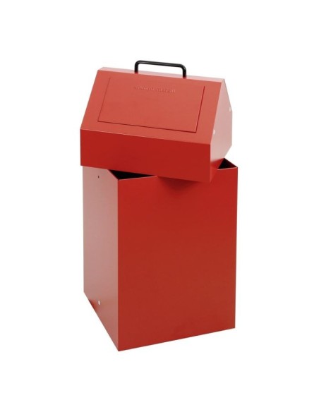 Abfalltrennung 45, stationär, RAL 3000/3000, 45 Ltr.