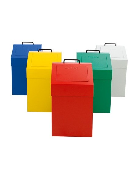 Abfalltrennung 45, stationär, RAL 3000/3000, 45 Ltr.