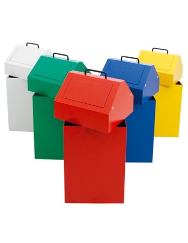 Abfalltrennung 45, stationär, RAL 3000/3000, 45 Ltr.