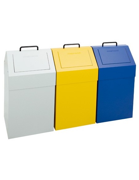 Abfalltrennung 45, stationär, RAL 3000/3000, 45 Ltr.