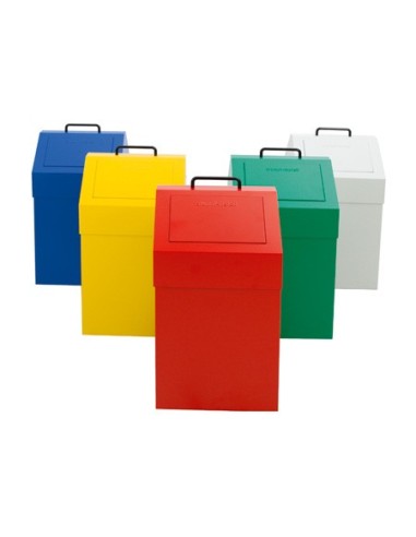Abfalltrennung 45, stationär, RAL 1003/1003, 45 Ltr.