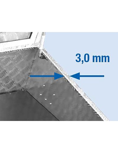 Aluminium-Riffelblechbox R470 l