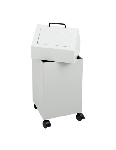 Abfalltrennung 45, fahrbar, RAL 7035/7035, 45 Ltr.