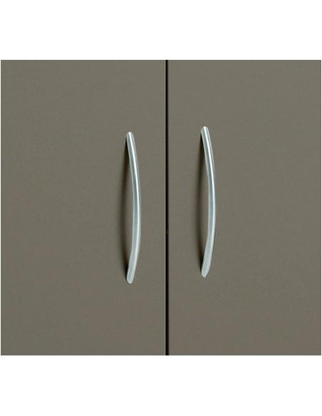 Abfalltrennung TD 3-aspect-plus-, soft-mokka/Edelstahl, verz. Innenbehälter, 3x45 Liter