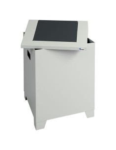 Abfalltrennung PWK, RAL 7035/7016, 73 Liter