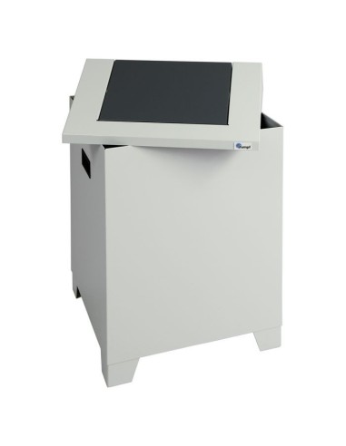 Abfalltrennung PWK, RAL 7035/7016, 73 Liter